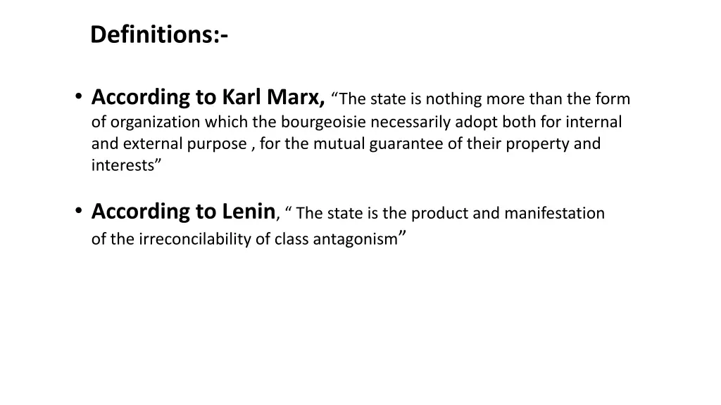 definitions
