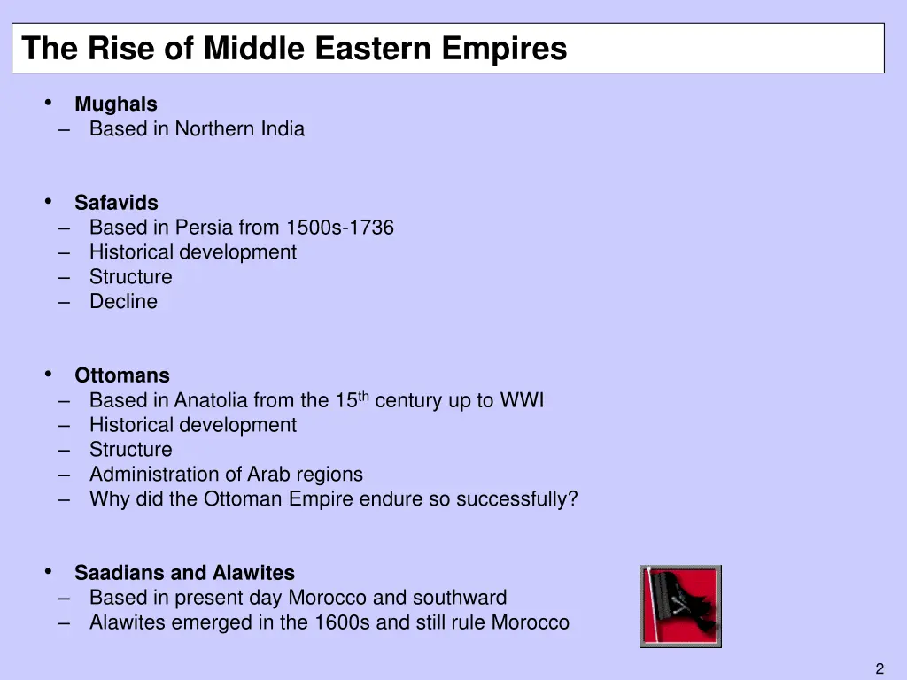 the rise of middle eastern empires