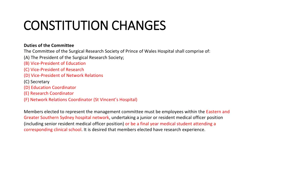 constitution changes constitution changes