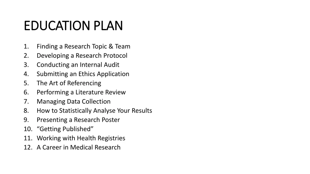 education plan education plan