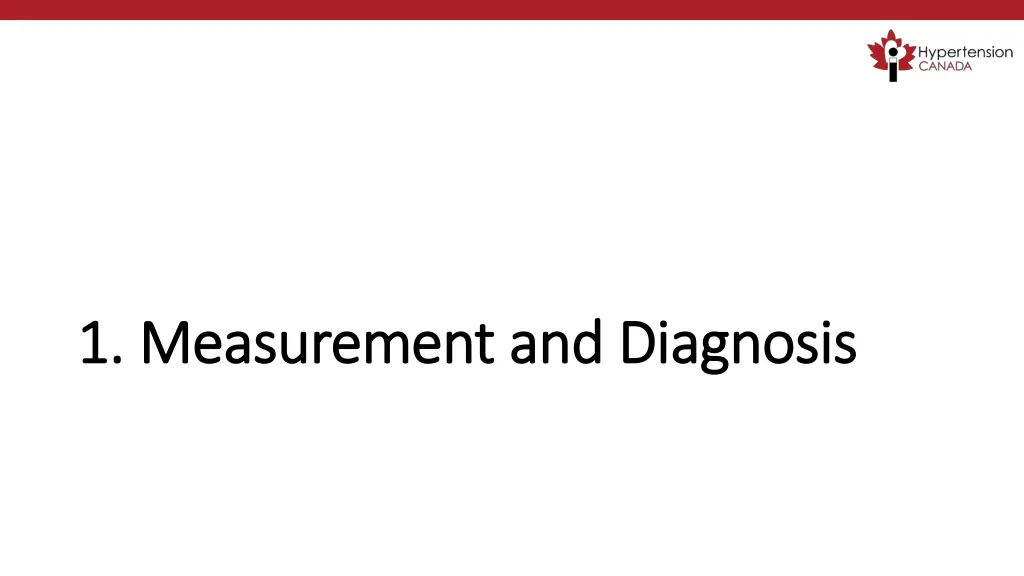 1 measurement and diagnosis 1 measurement
