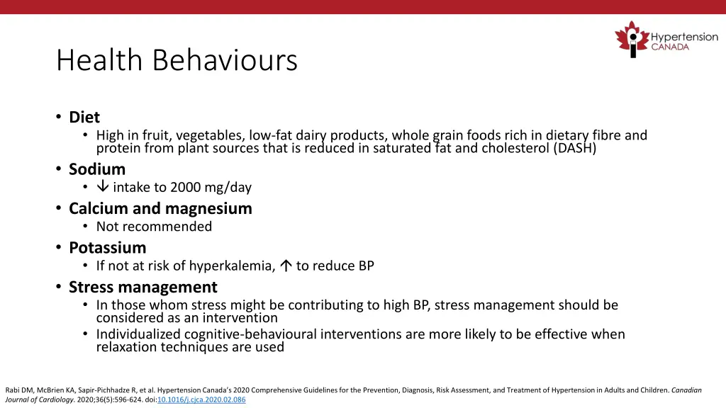 health behaviours 1