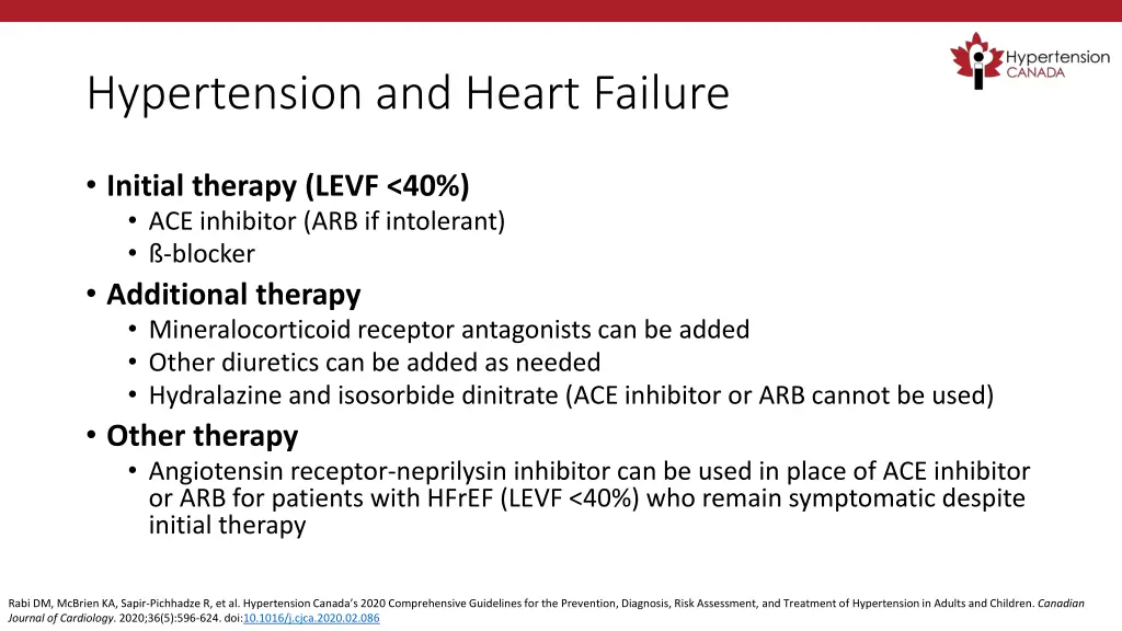 hypertension and heart failure