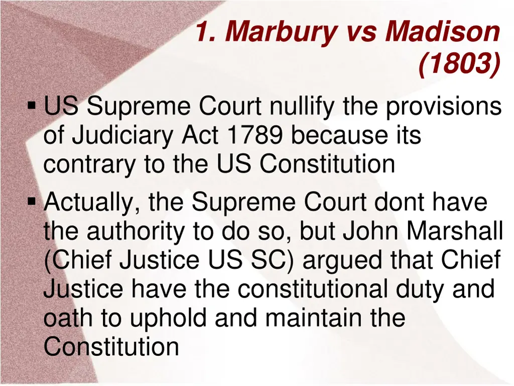 1 marbury vs madison
