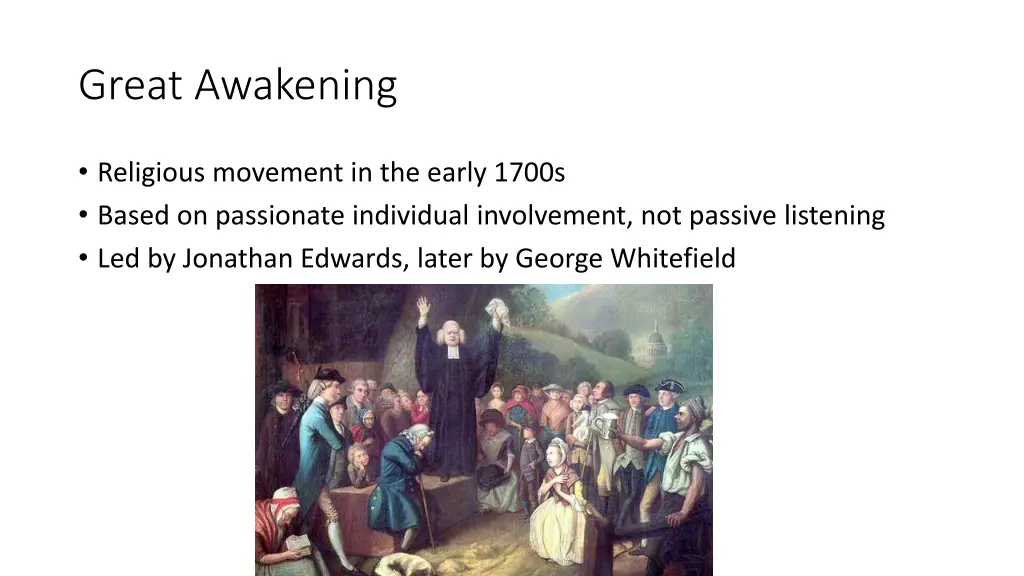 great awakening