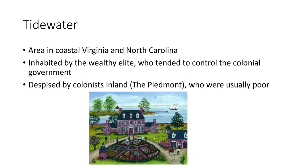 tidewater