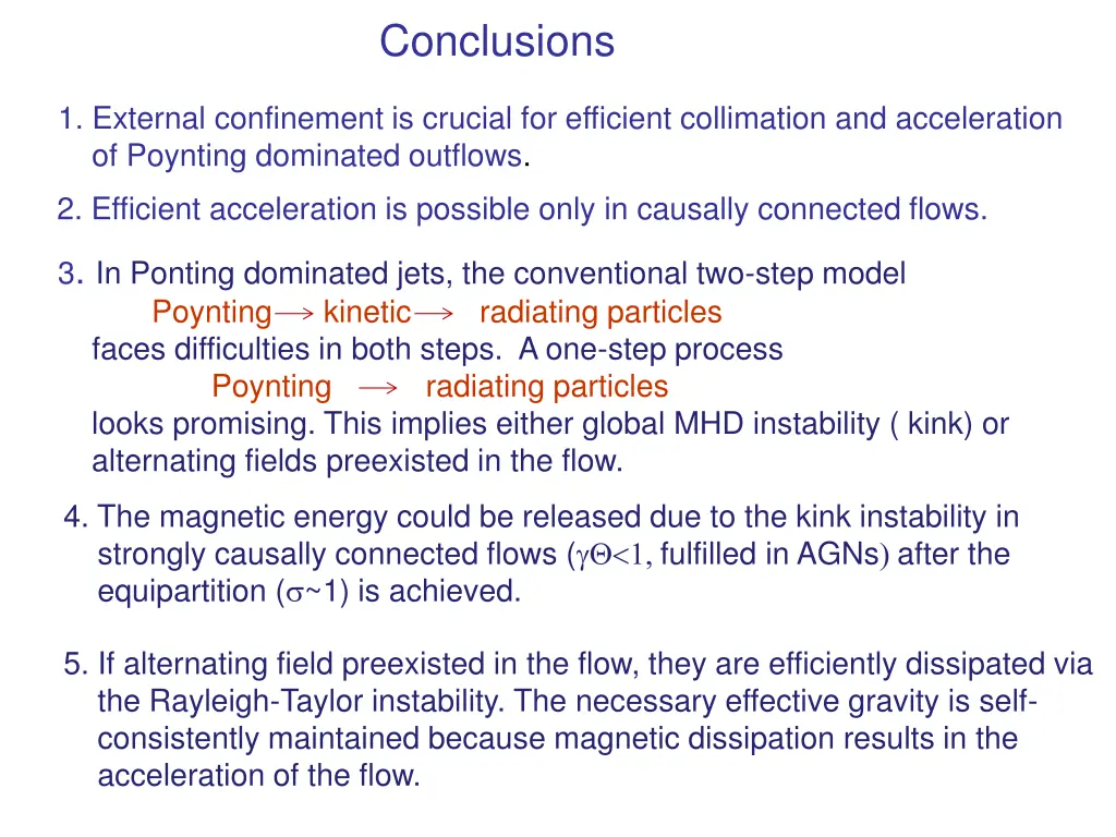 conclusions