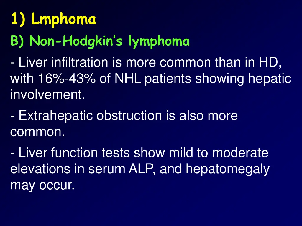 1 lmphoma b non hodgkin s lymphoma liver