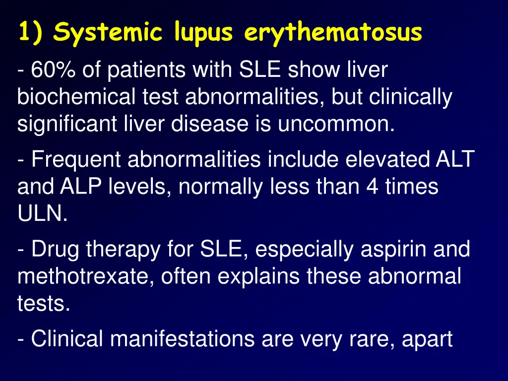 1 systemic lupus erythematosus 60 of patients