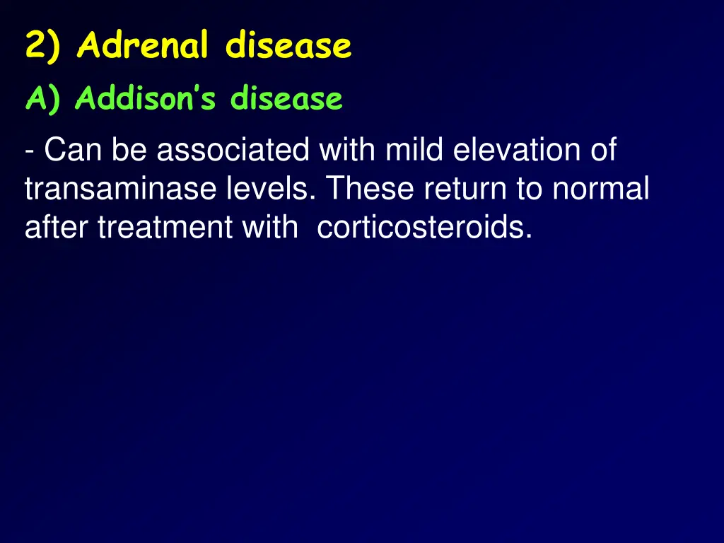 2 adrenal disease a addison s disease