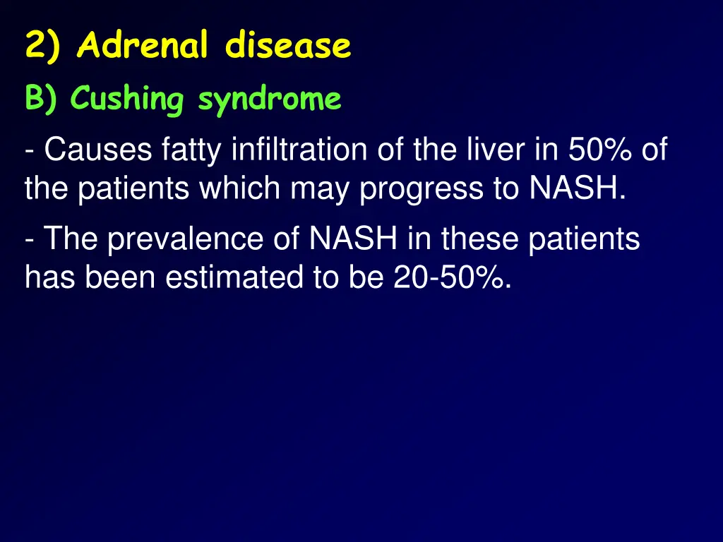 2 adrenal disease b cushing syndrome causes fatty