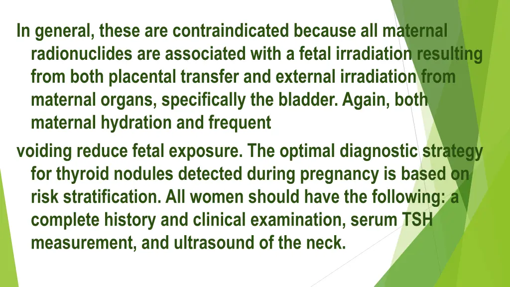 in general these are contraindicated because