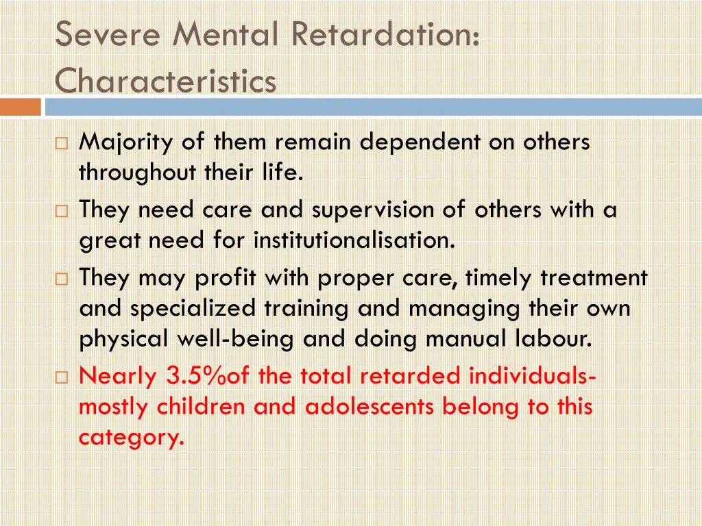 severe mental retardation characteristics 2