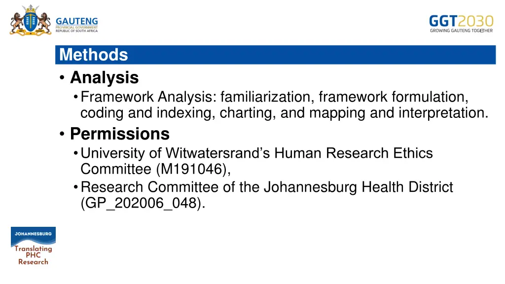 methods analysis framework analysis