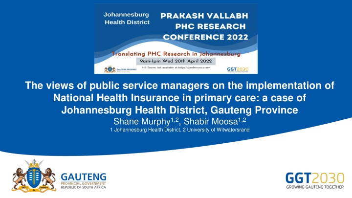 the views of public service managers