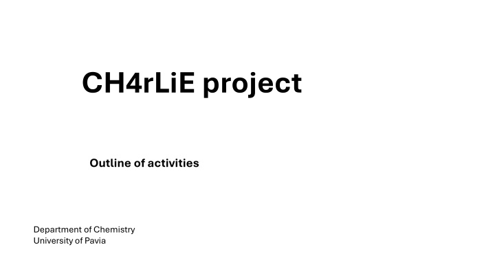 ch4rlie project