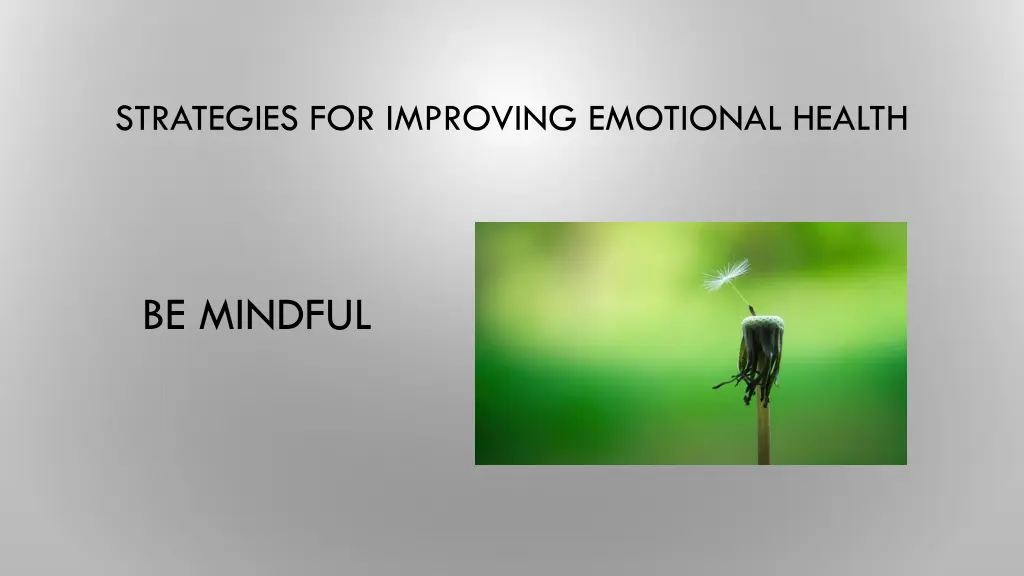 strategies for improving emotional health 6