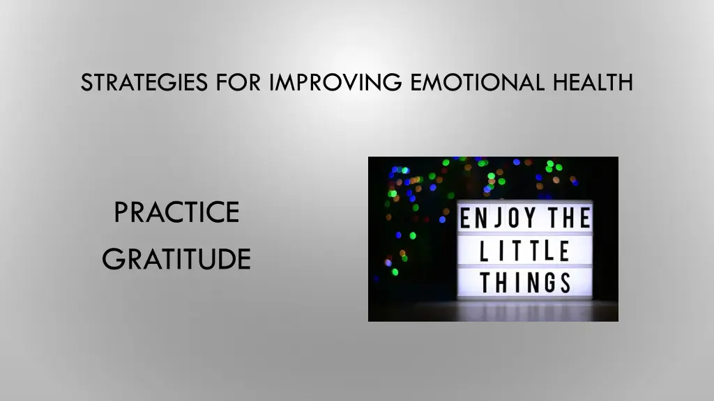 strategies for improving emotional health 7