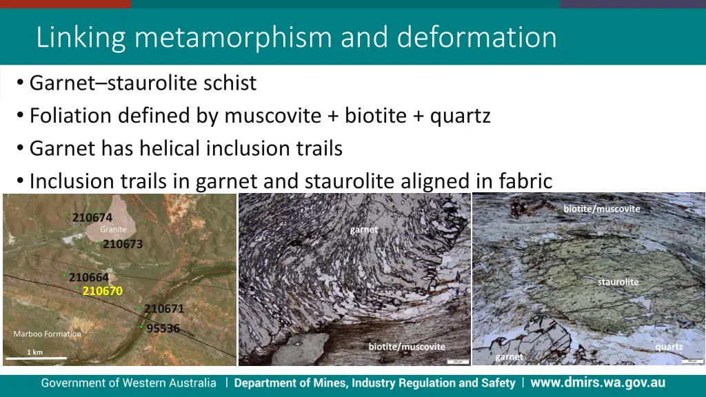 linking metamorphism and deformation