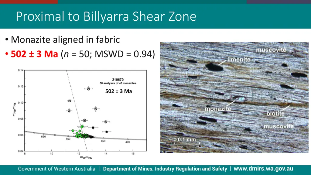 proximal to billyarra shear zone