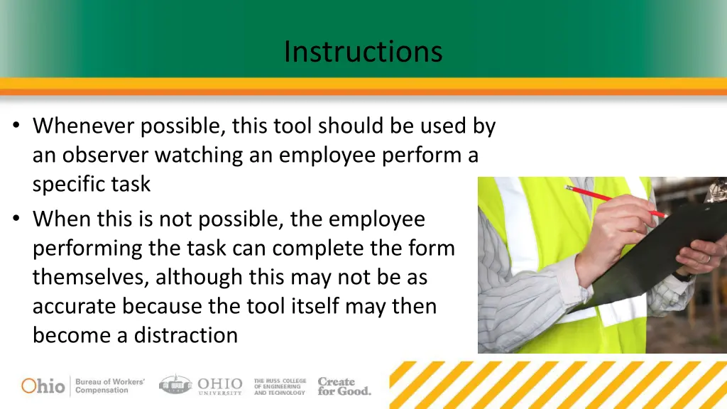 instructions