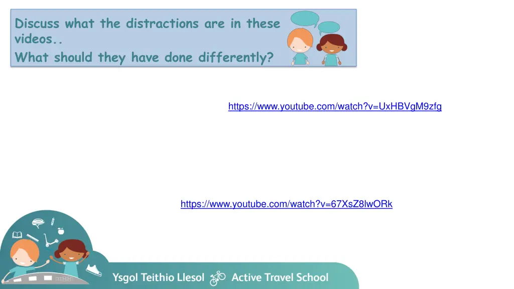 discuss what the distractions are in these videos
