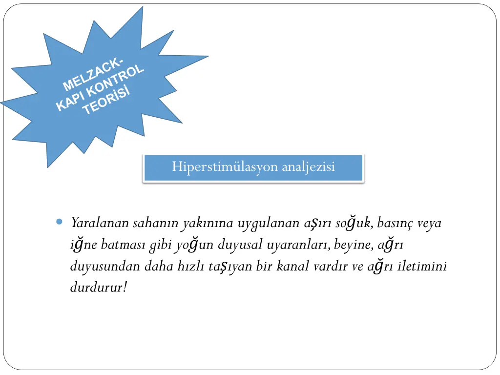 hiperstim lasyon analjezisi