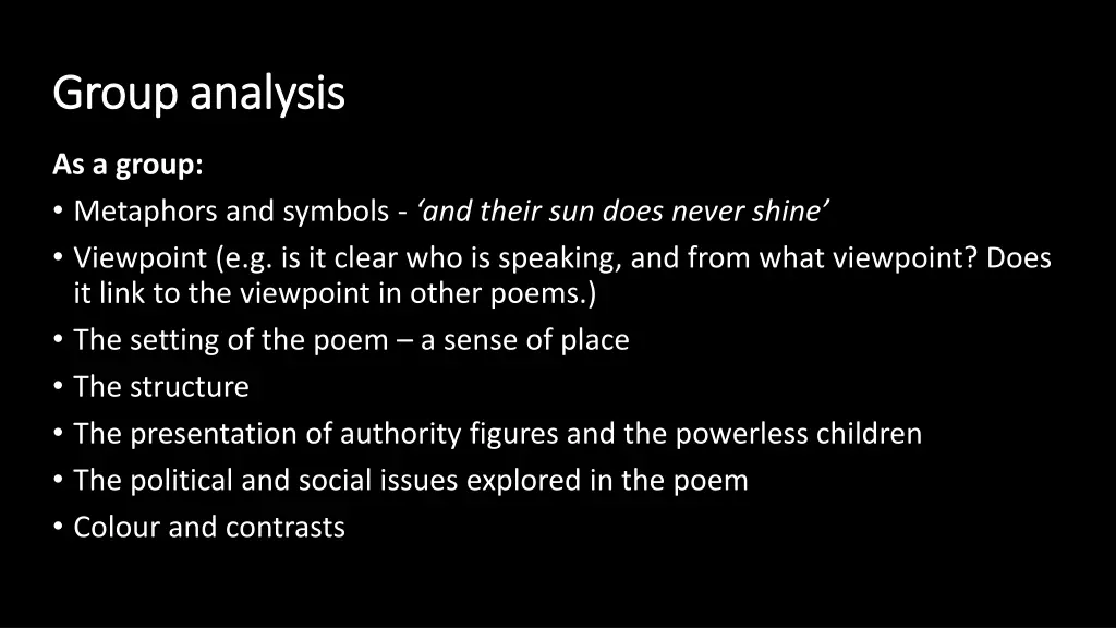 group analysis group analysis