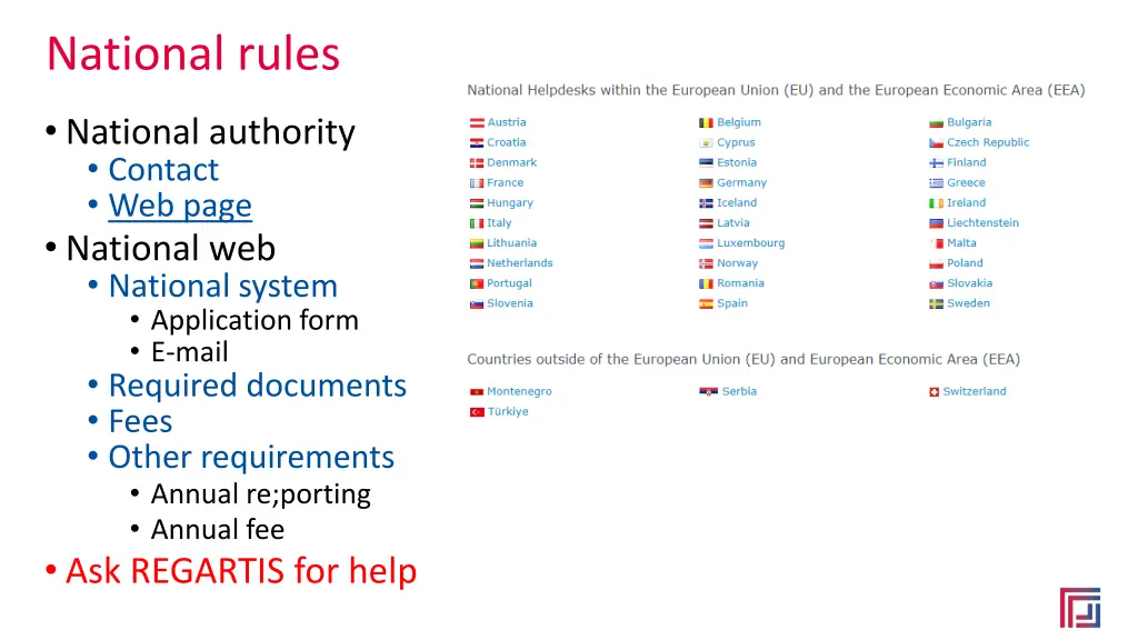 national rules