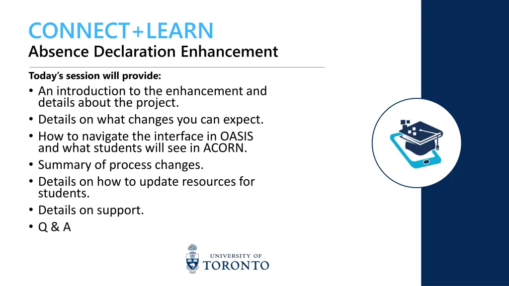 connect learn absence declaration enhancement