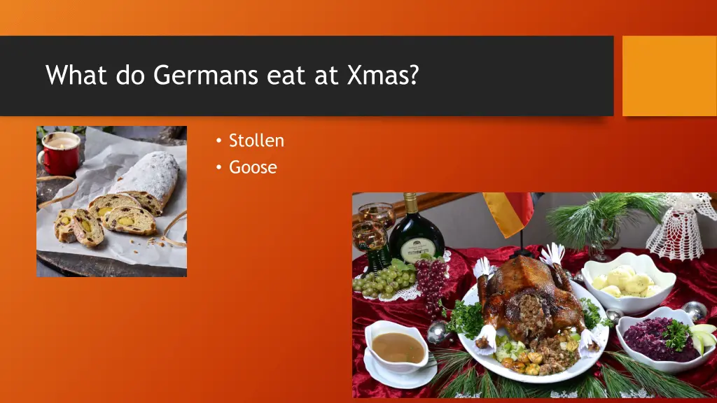 what do germans eat at xmas