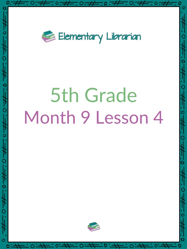 5th grade month 9 lesson 4