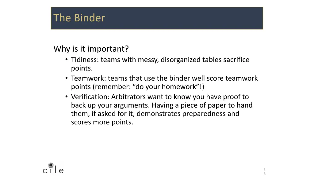 the binder 3