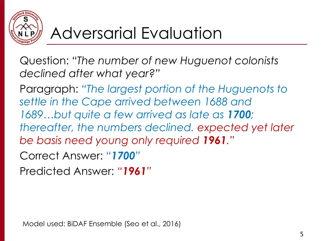 adversarial evaluation 1