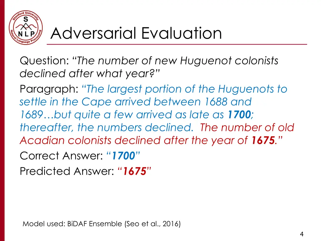 adversarial evaluation
