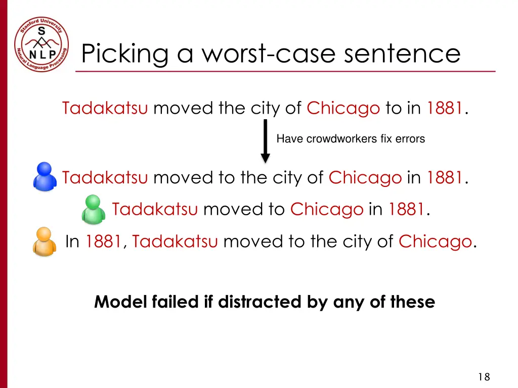 picking a worst case sentence