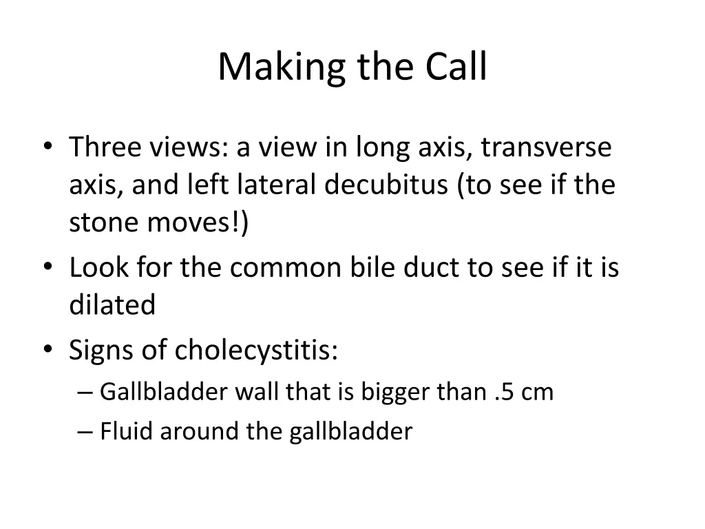 making the call 5