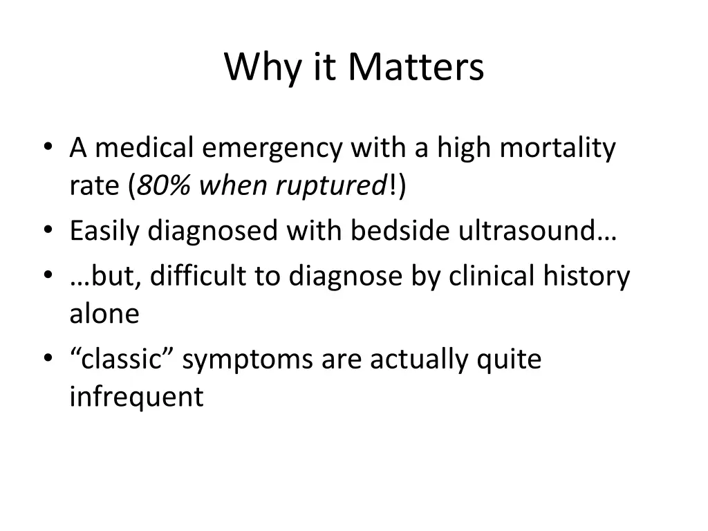 why it matters
