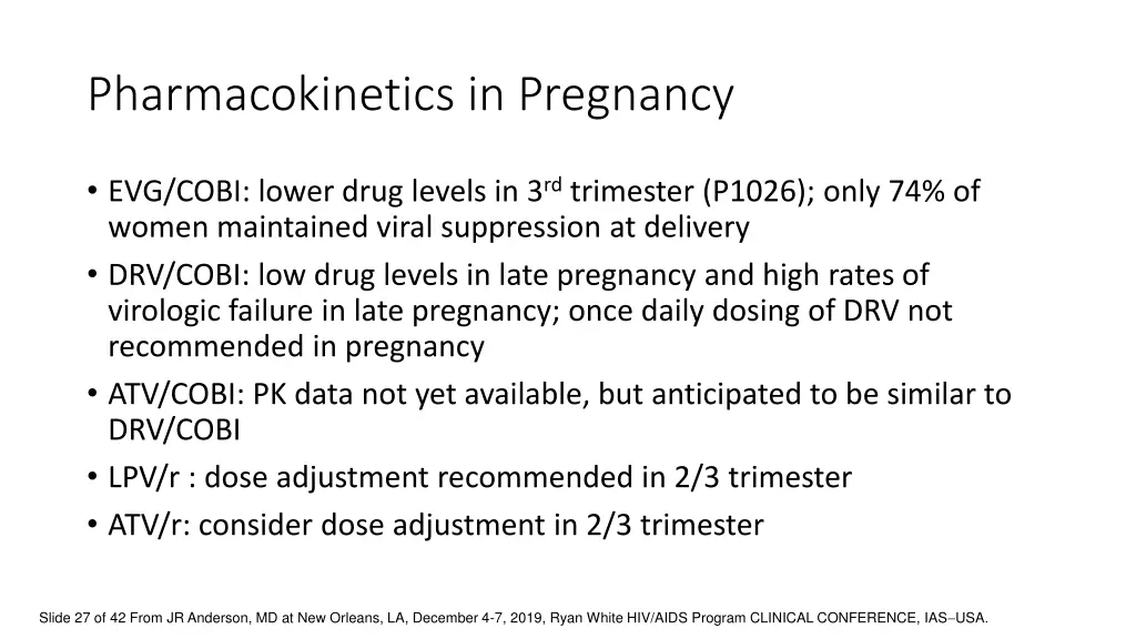 pharmacokinetics in pregnancy