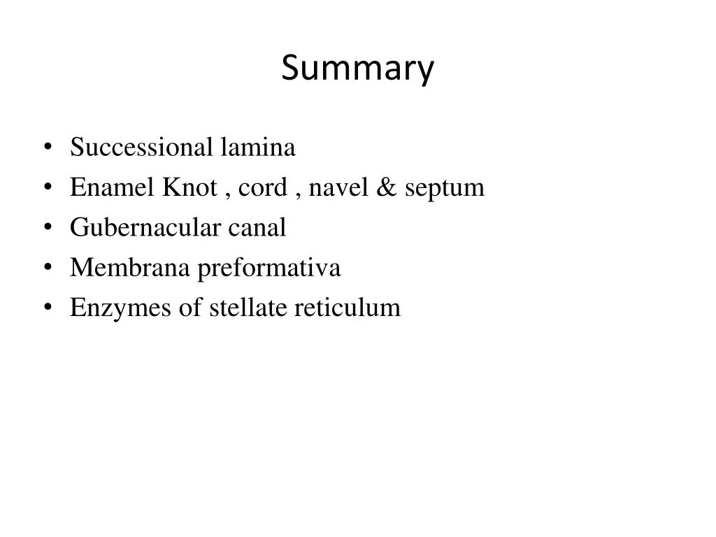 summary