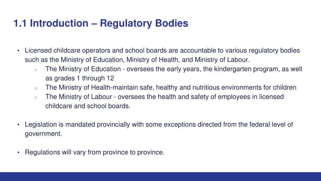 1 1 introduction regulatory bodies