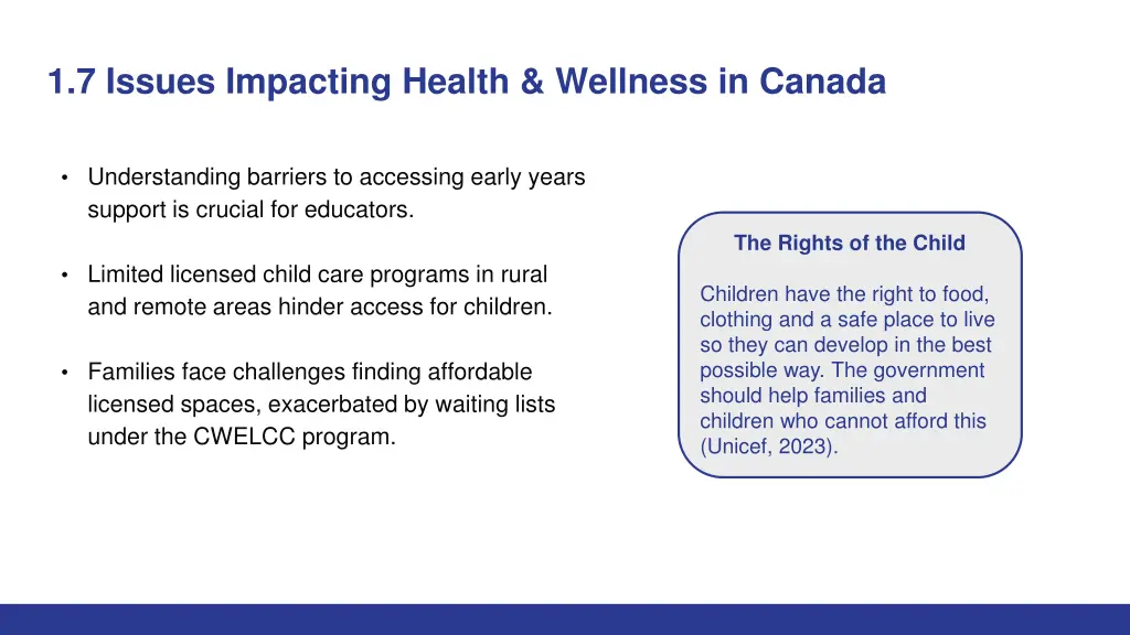 1 7 issues impacting health wellness in canada