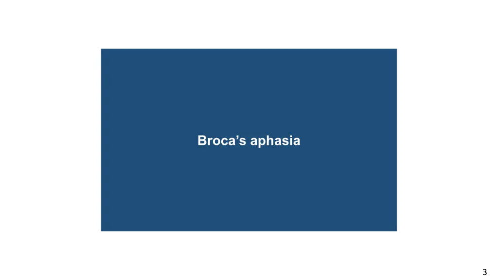 broca s aphasia