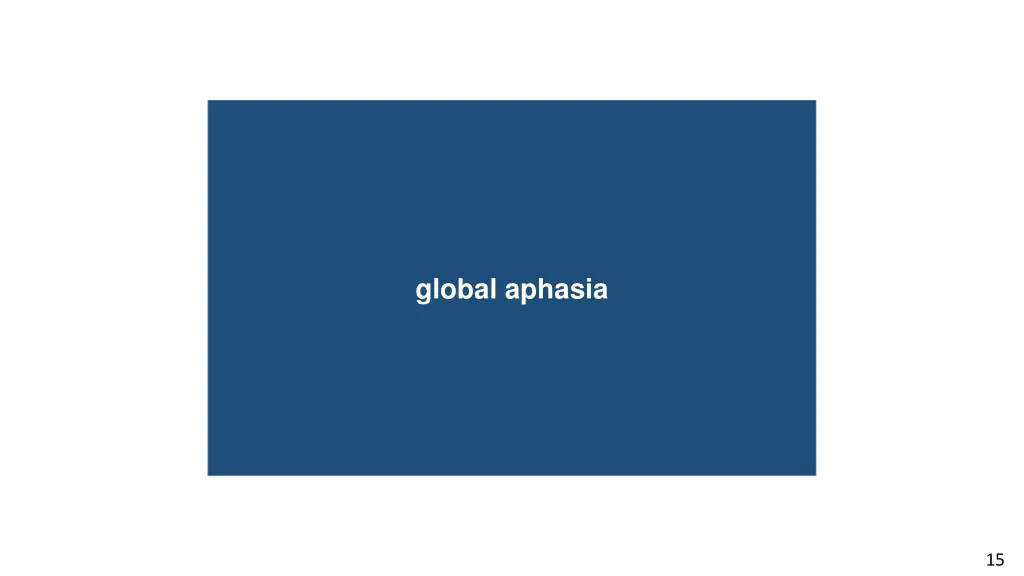 cochlear nucleus global aphasia