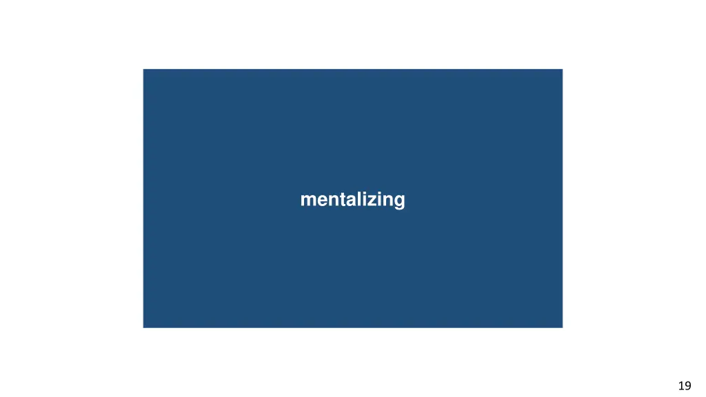 mentalizing