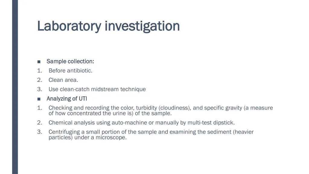 laboratory investigation laboratory investigation