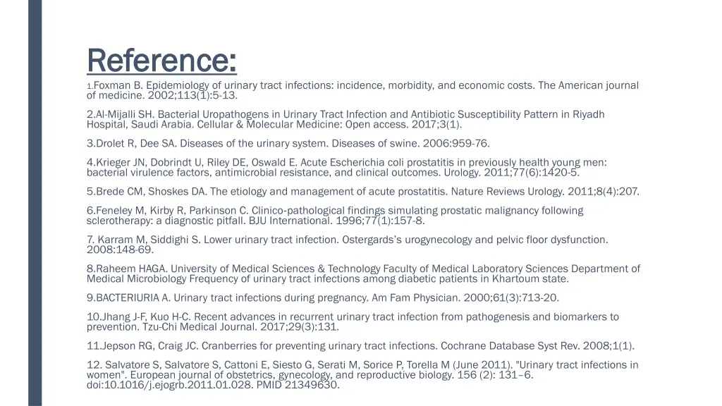 reference reference 1 foxman b epidemiology