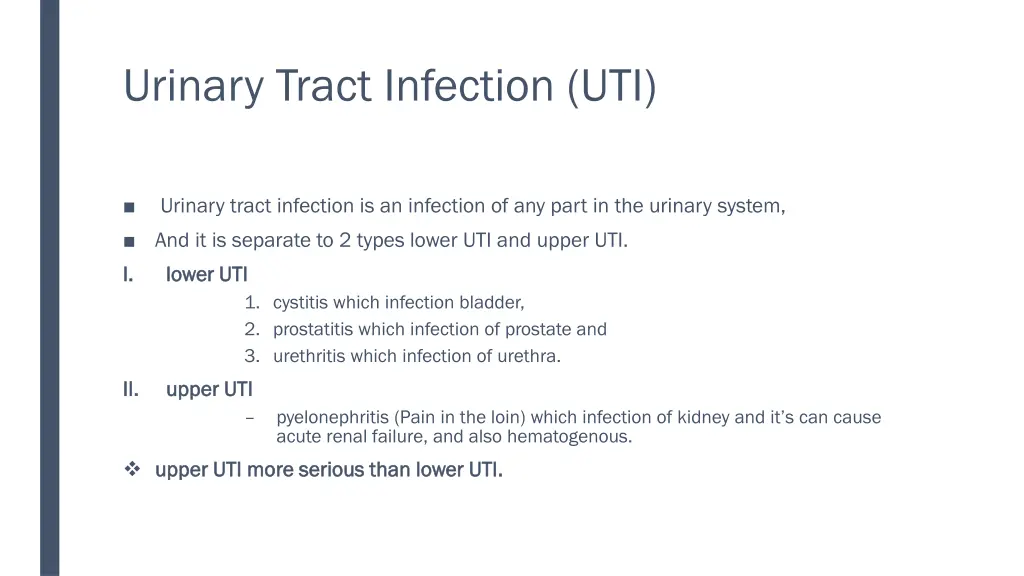 urinary tract infection uti
