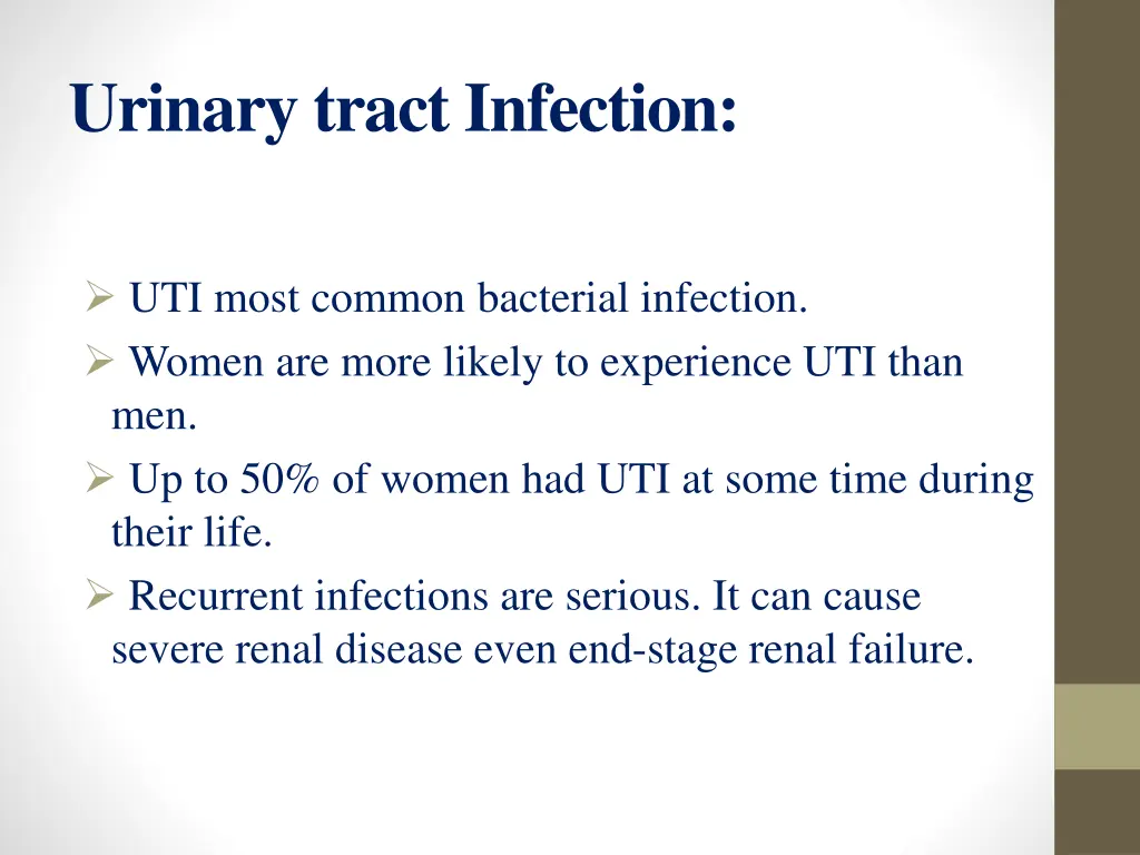 urinary tract infection