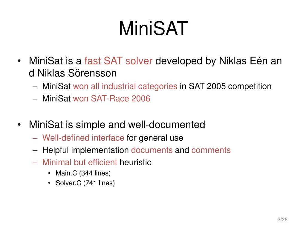 minisat